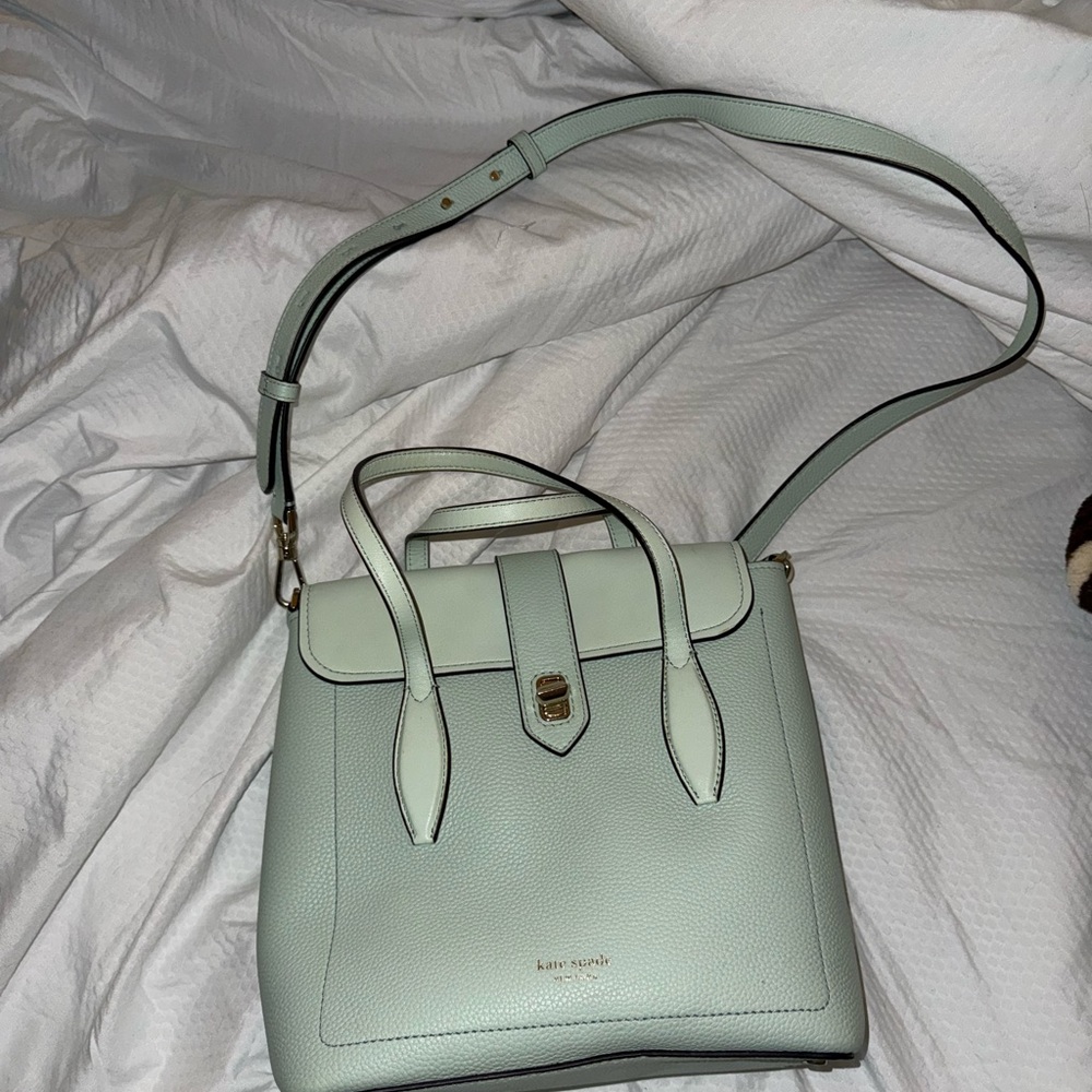 Kate Spade Light Green Satchel Bag